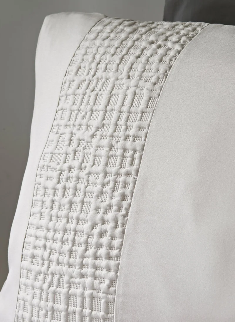 Matalan Grey Grid Pinsonic Duvet Set